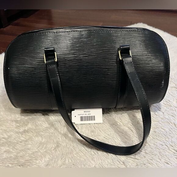Louis Vuitton Soufflot M52222 Epi‎ Leather Noir Black With Pouch - Picture 14 of 16